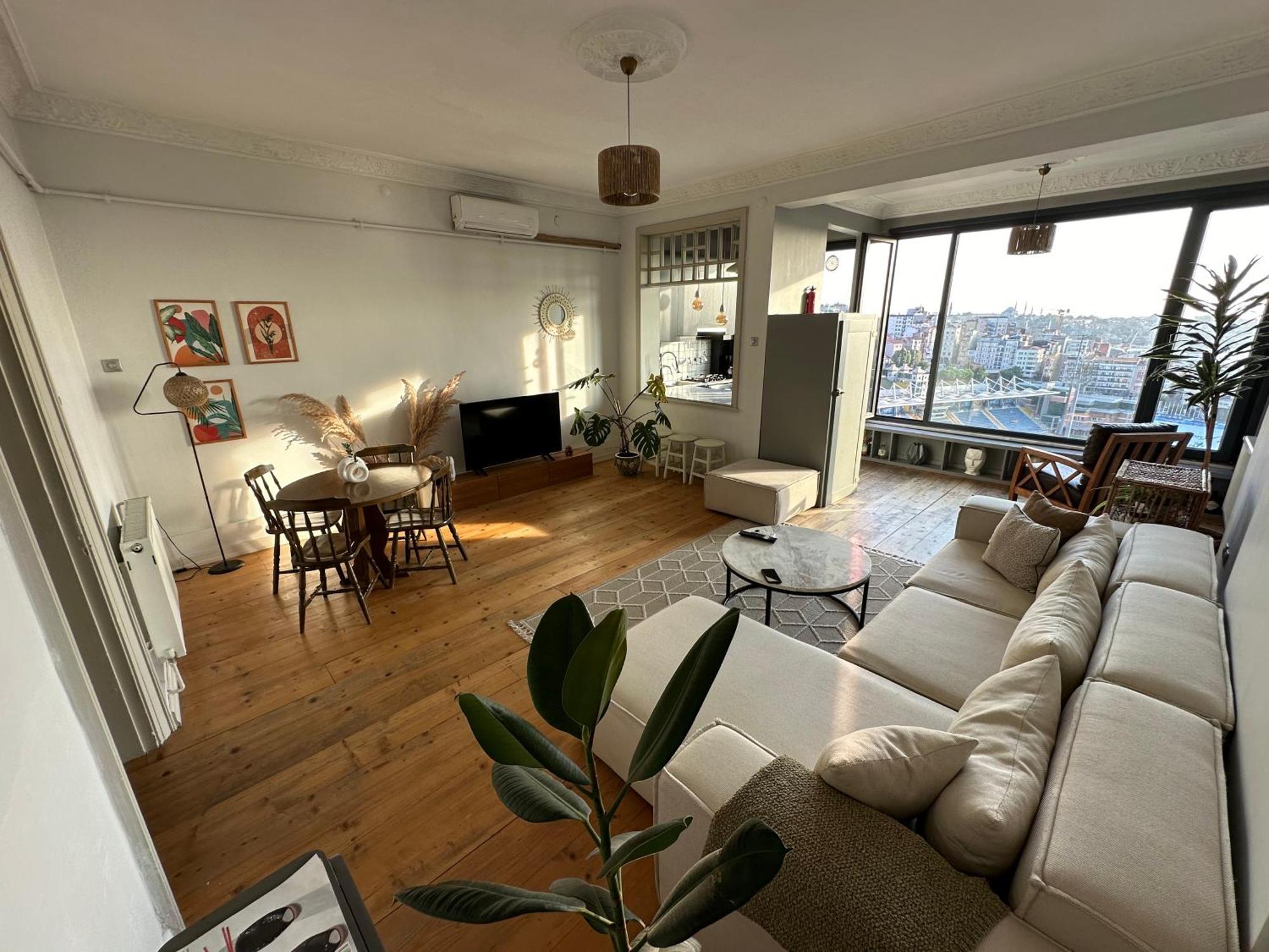 Ferienwohnung Fantastic Golden Horn View In Beyoglu, Cozy Design Istanbul Exterior foto